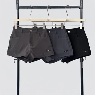 Atipashop - OFFICE SMART SHORTS (#7282) กางเกงขาสั้น ทรงสวย สีพื้น ผ้าพรีเมี่ยม