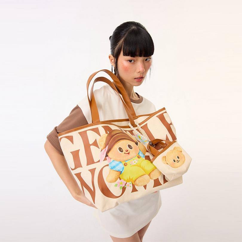 🧸Gentlewoman Butterbear กระเป๋าเกี๊ยว Dumpling Bag 💛พร้อมส่งไม่ต้องรอ💛 Hauler Shoulder Tote กระเป๋าสะพายไหล่ แท้จากช็อป - รูปที่ 5