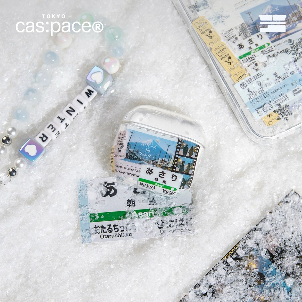 TOKYO cas:pace® post card 💌❄️เคส AirPods (Pre-order) มินิมอล สไตล์ญี่ปุ่น