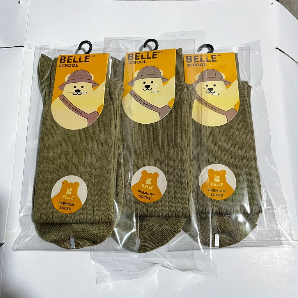 ถุงเท้าลูกเสื้อ ขนาด 7-9/9-12ฟรีไซร์ สินค้า พร้อมส่ง