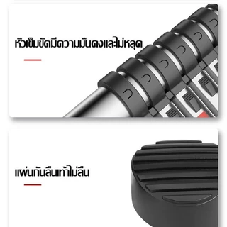 รับประกัน10ปี บันได บันไดอลูมิเนียม จะไม่เกิดสนิมมั่นคง บันไดยืดได้2-6.1M สามารถแบก 3000KG สำหรับบ้าน/ใช้ในไซต์งาน