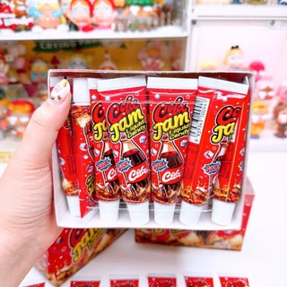 พุดดิ้งเยลลี่แยมโคล่า แคนดี้ แบบหลอด (1 กล่อง 30 ชิ้น)