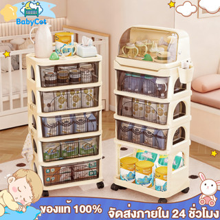 ชั้นเก็บของสำหรับเด็ก ชั้นวางของอเนกประสงค์ 2/3/4ชั้น มีล้อด…