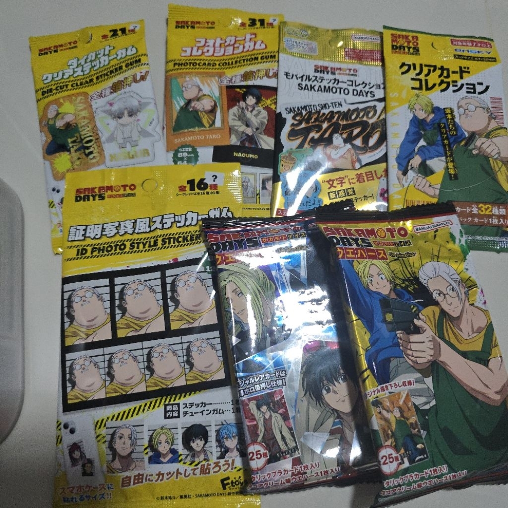 ซองสุ่ม อนิเมะ sakamoto days black clover tokyo revengers และเรื่องอื่นๆ