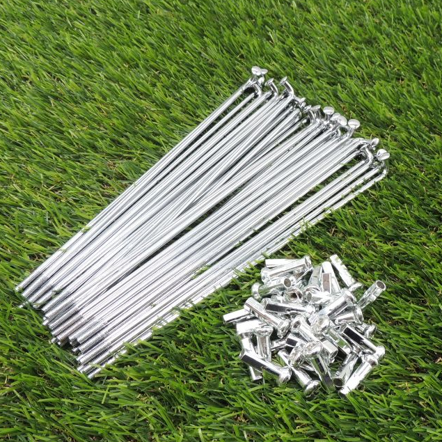 ซี่ลวดเบอร์ 9 ซี่ลวด 9x87,9x90,9x120.9x129,9x139.9x149,9x153,9x161.9x184 อย่างดีทนทานต่อ การเกิดสนิม กล่องละ36ซี+หัว