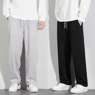 ส่งจากไทย✨กางเกงขายาวผู้ชาย กางเกงทรงตรง กางเกงลำลองผู้ชาย เ…