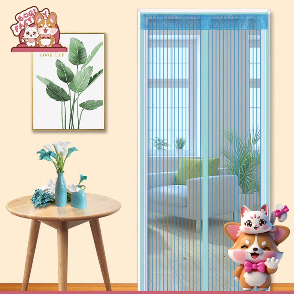 Boqi Factory ม่านกันยุง แม่เหล็กง   ติดประตู มีสินค้าพร้อมจัดส่ง Door