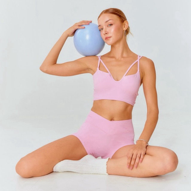 VYU sexiest top pink/yellow/brown/purple สปอร์ตบรา ออกกำลังกาย