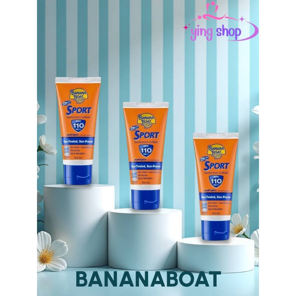 ครีมกันแดด Banana Boat Sport 90g SPF 110 PA+++ ครีมกันแดดกันน้ําไม่เหนียวเหนอะหนะ