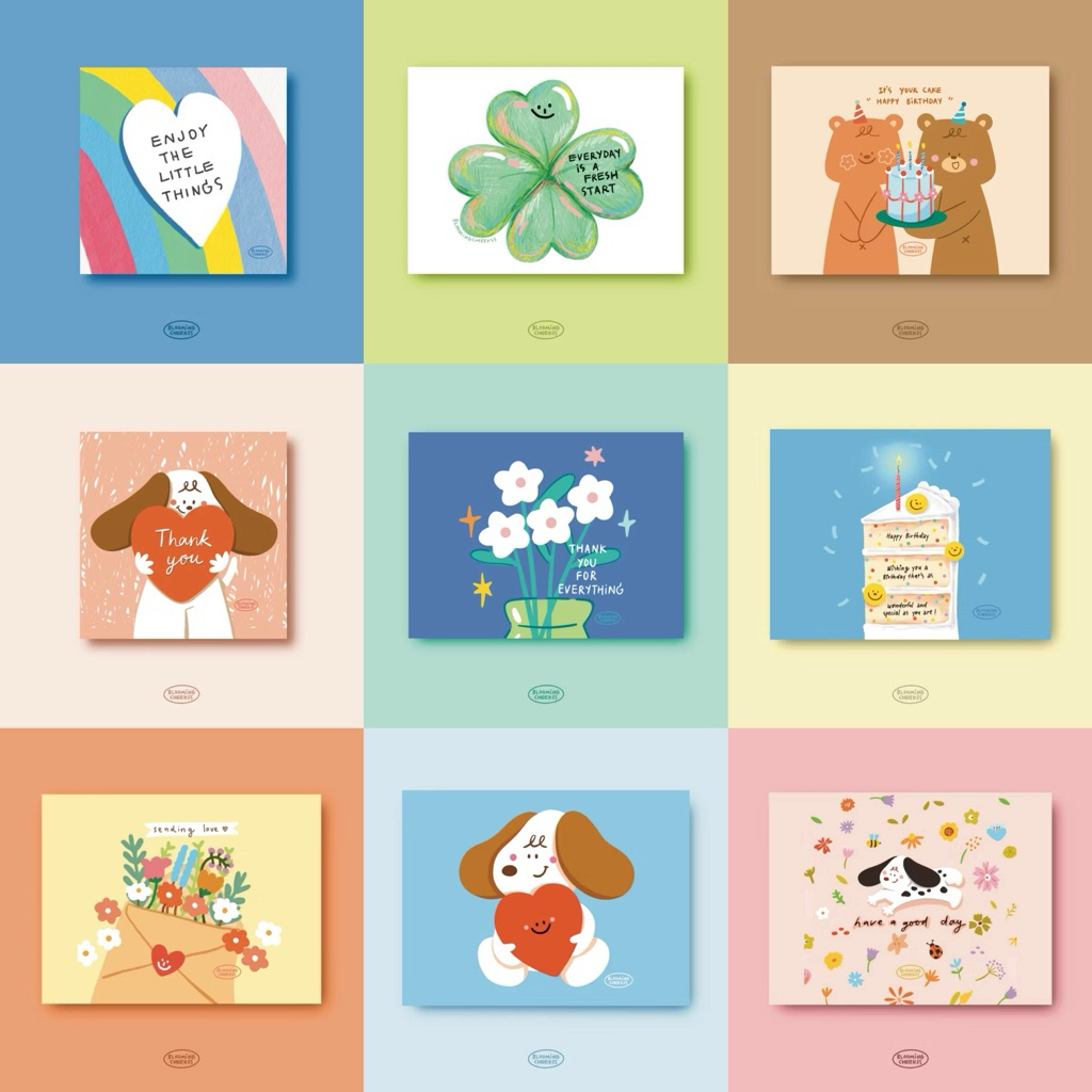 mini card ไซต์จิ๋ว (ขั้นต่ำ 2 ใบ) การ์ดอวยพรวันเกิด วันครบรอบ ของขวัญโอกาสสำคัญต่างๆ