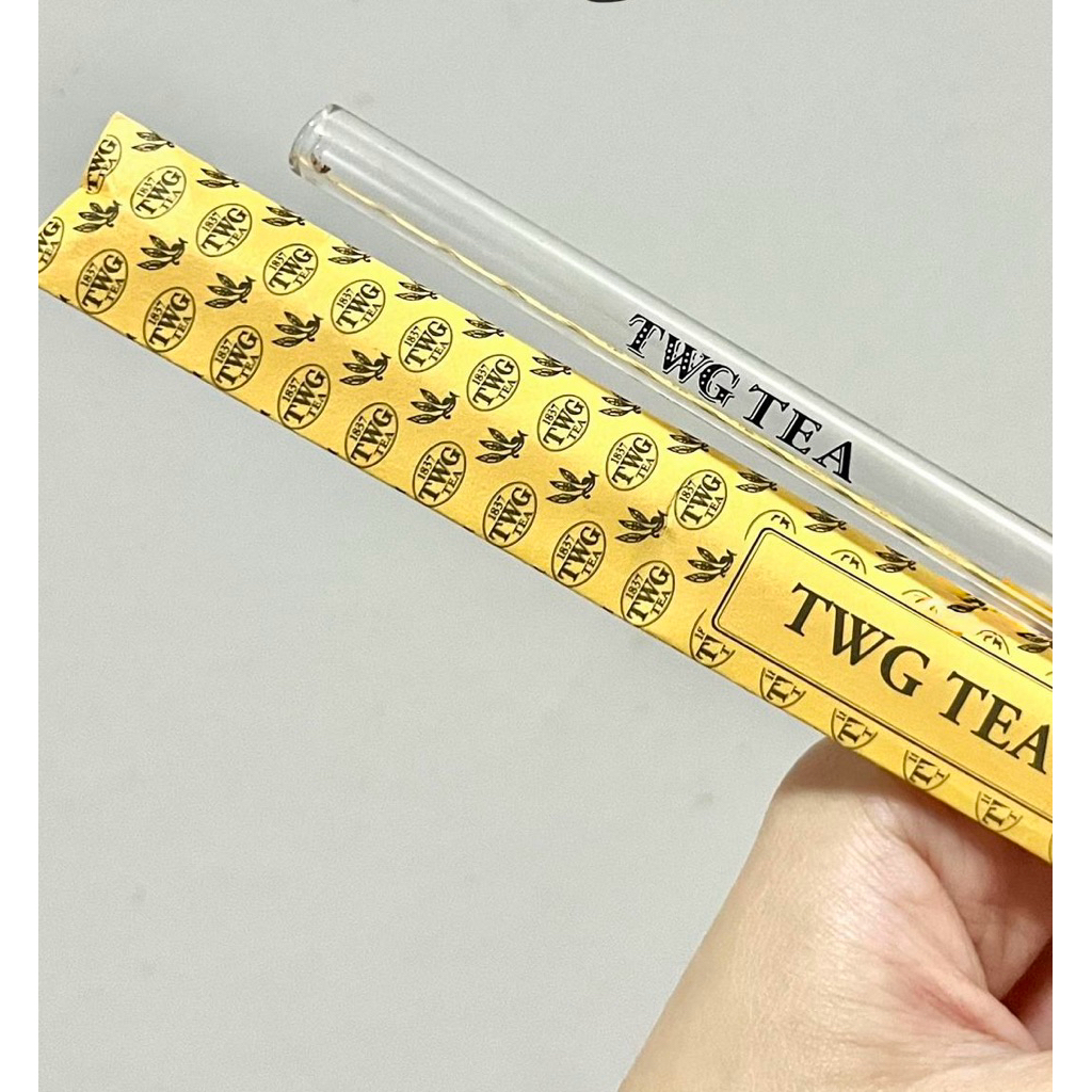 หลอดแก้วดูดน้ำ ชา กาแฟ twg tea จากช้อป