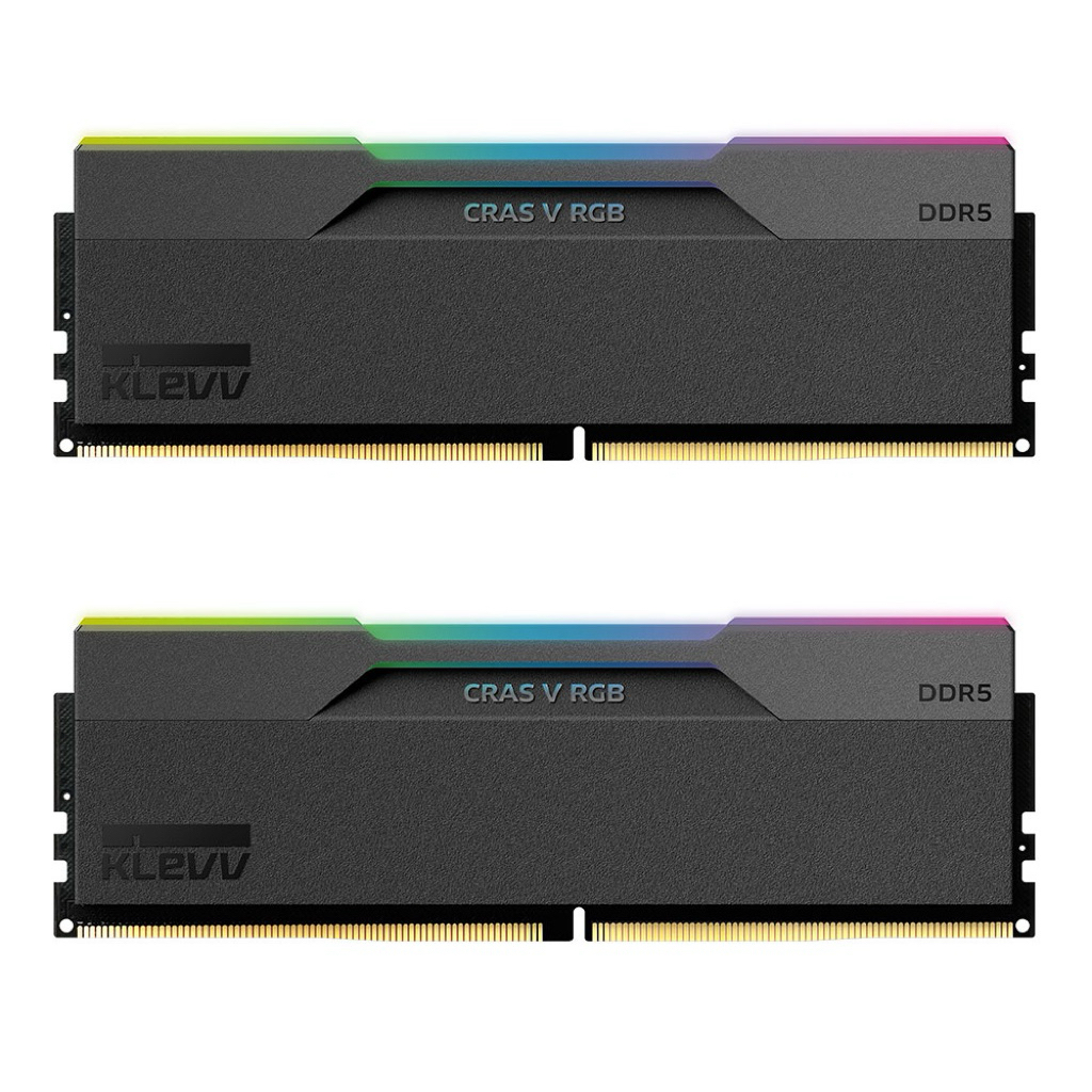 RAM32GB (16GBx2) DDR5 6000MHz RAM (หน่วยความจำ) KLEVV CRAS V RGB GAMING OC MEMORY