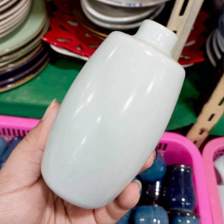 แจกันเซรามิค แจกันรูปขวด สีพื้น สไตล์มินอล แจกันดอกไม้ สำหรั…