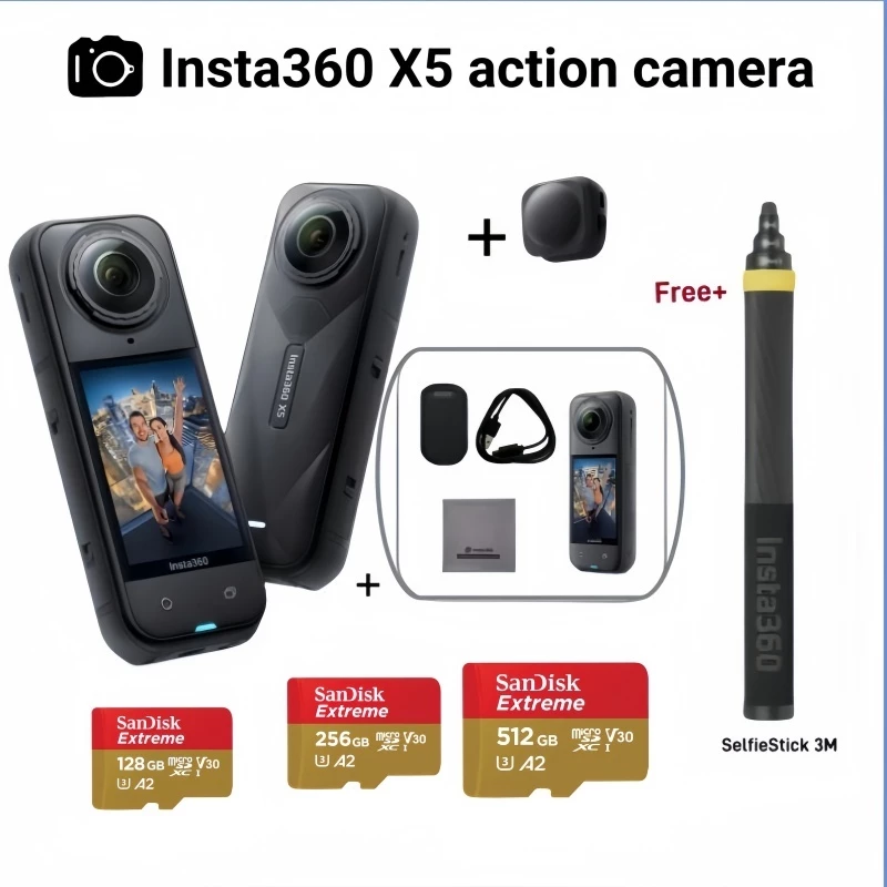 【Ready to ship】Insta360 X5 8K Action Camera รับประกันศูนย์ไทย 1 ปี