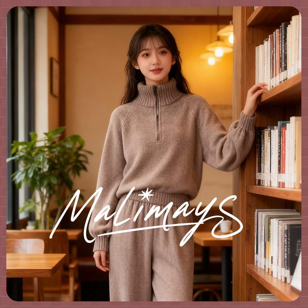 MALIMAYS - Zipper Airport Set ชุดเซ็ทขึ้นเครื่อง [พร้อมส่ง]