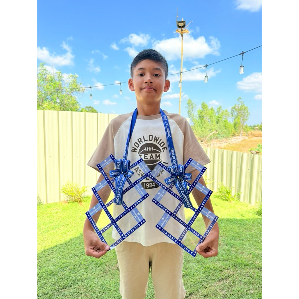 พวงมาลัยใส่เงิน หัวใจ 12 ซอง พร้อมส่ง