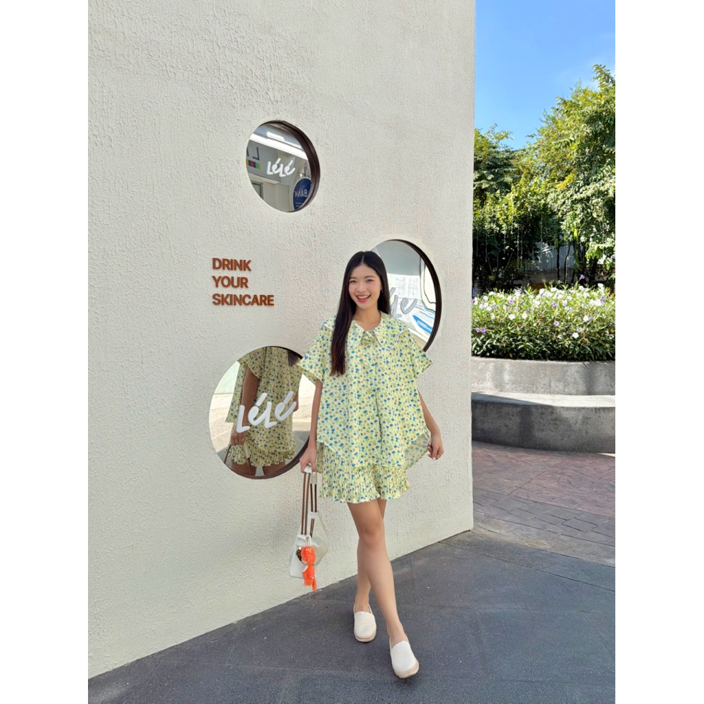 Sawat bt  "Flower pleated set"