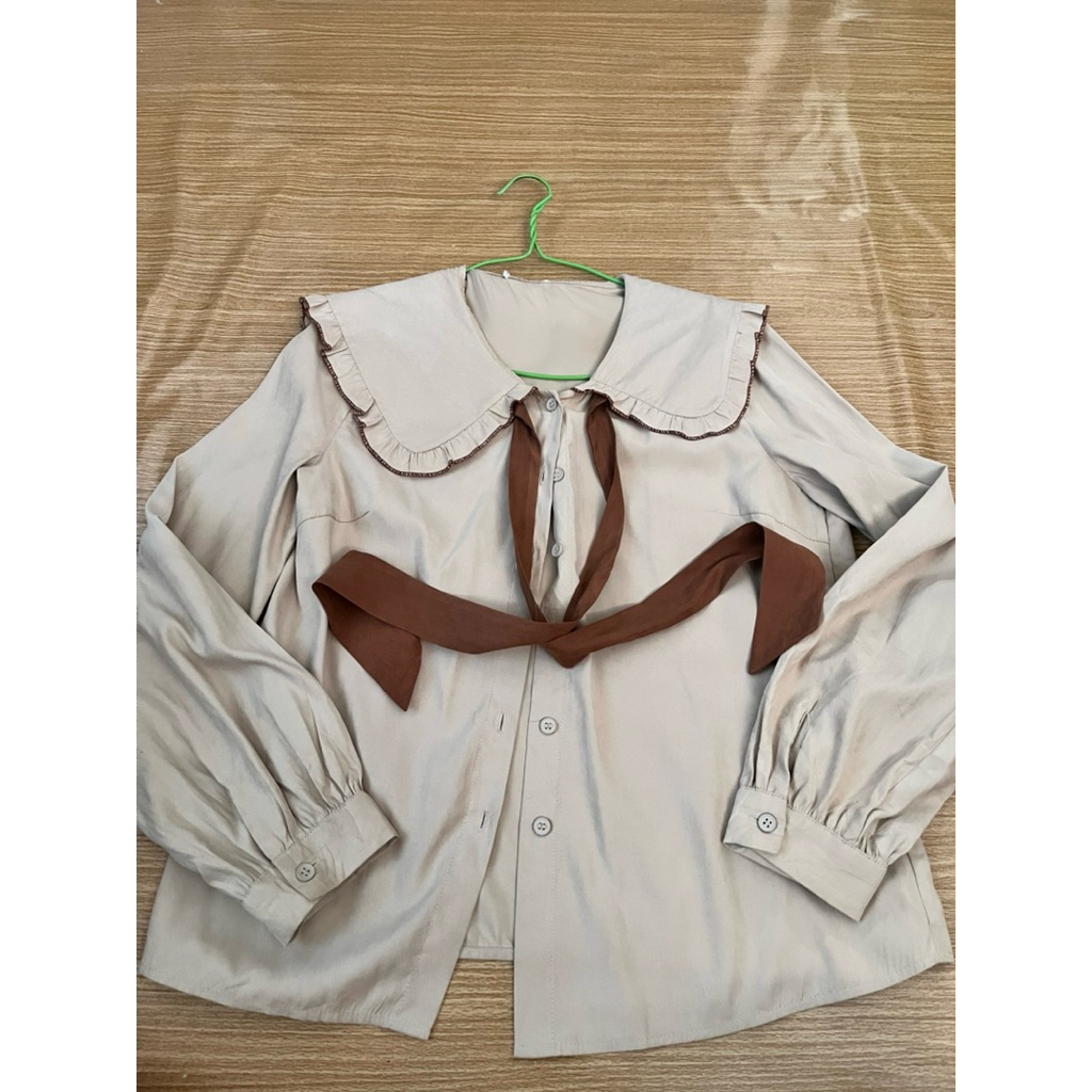 เสื้อเชิ้ตแขนยาวผู้หญิง ใส่ทำงาน ดีไซน์เกาหลี ใส่สบายทุกวัน