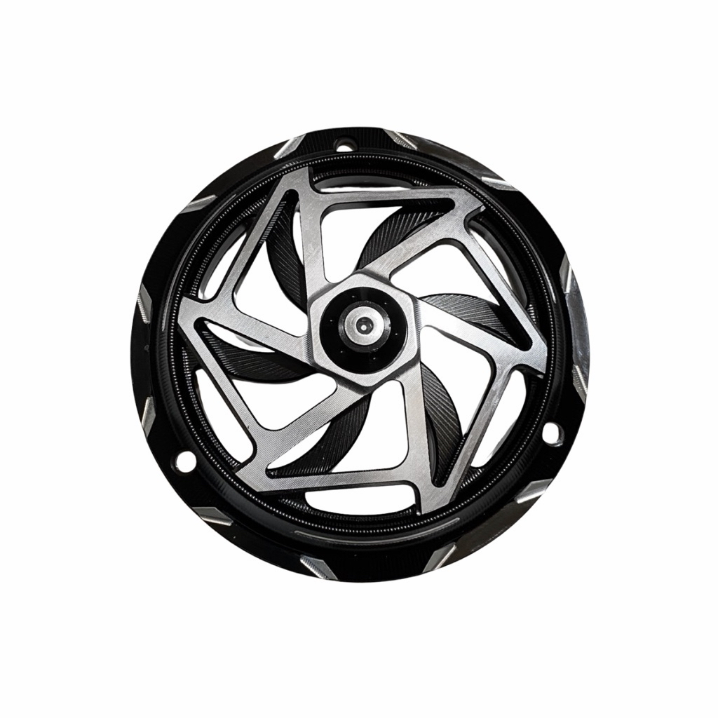 ครอบใบพัด อลูมิเนียม CNC หมุนได้ สำหรับ Vespa Sprint / Primavera / LX125 / S125 / GTS ครอบพัดลม นิว เวสป้า