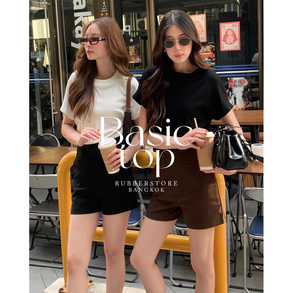 ☕️BASIC TOP ☕️เสื้อยืดคอกลม อ่านก่อนกดสั่งซื้อ – โปรปัง