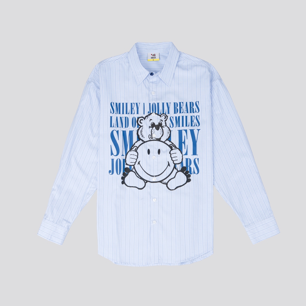 SMILEY®JOLLYBEARS LS WOVEN POPLIN SHIRT