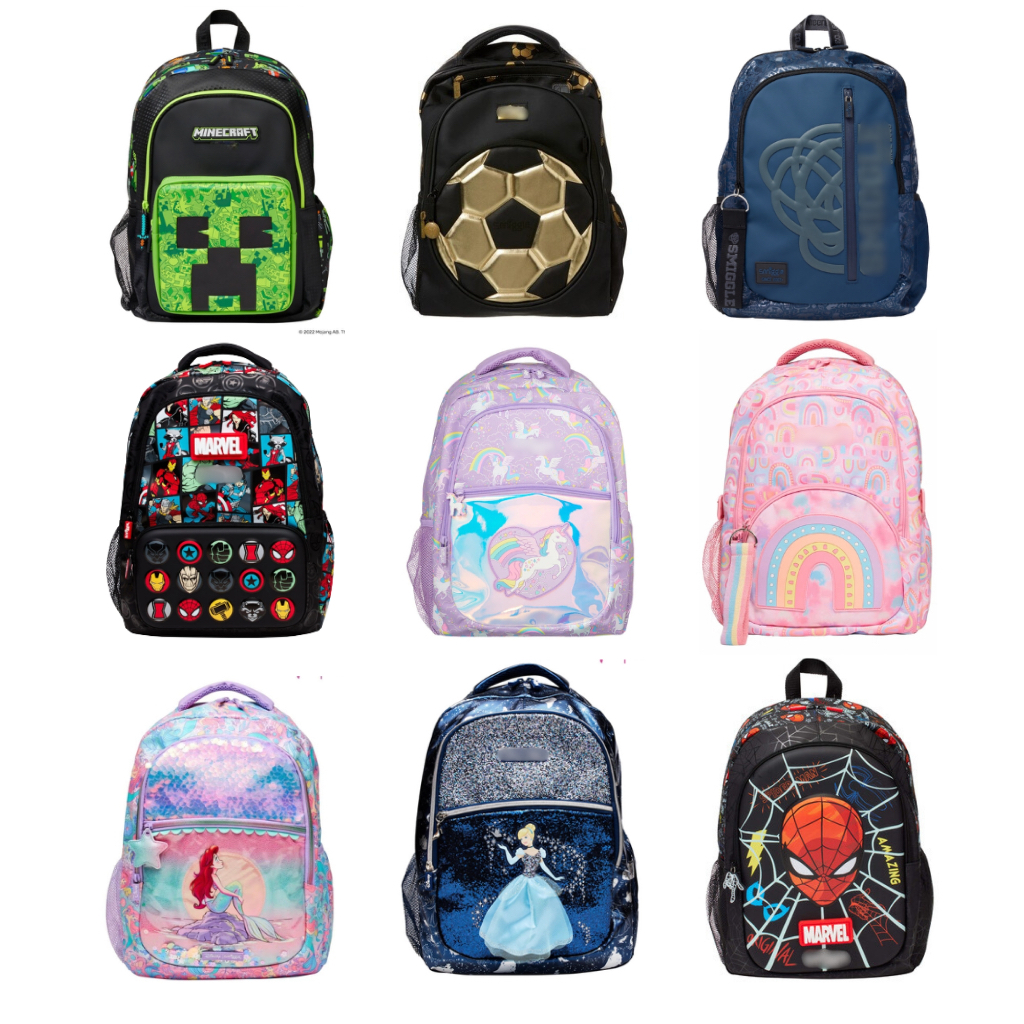 กระเป๋าเป้ Backpack สะพายหลัง ขนาด 16 นิ้ว กระเป๋าเด็ก สำหรับเด็กวัยประถม 42 cm x 14 cm x 30 cm ใส่ A4 และ Ipad ได้