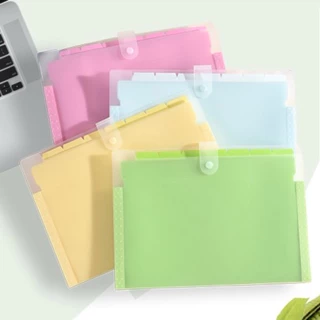 <พร้อมส่ง> กระเป๋าเก็บเอกสาร A4 🗂️ แบ่งหัวข้อ File Holder | 5-12 ช่อง | มีช่องแบ่ง แผ่นขั้น กระเป๋ามือถือ แฟ้ม Folder