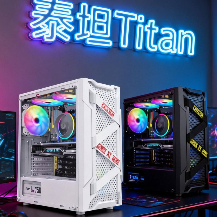 (SAMA) Titan Pro computer case desktop computer case fully transparent game case water-cooled ATX mo