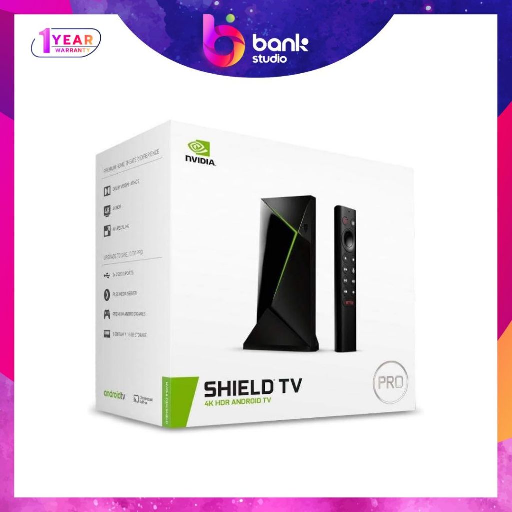 (ประกัน 1ปี) กล่อง NVIDIA SHIELD Android TV Pro Streaming Media Player