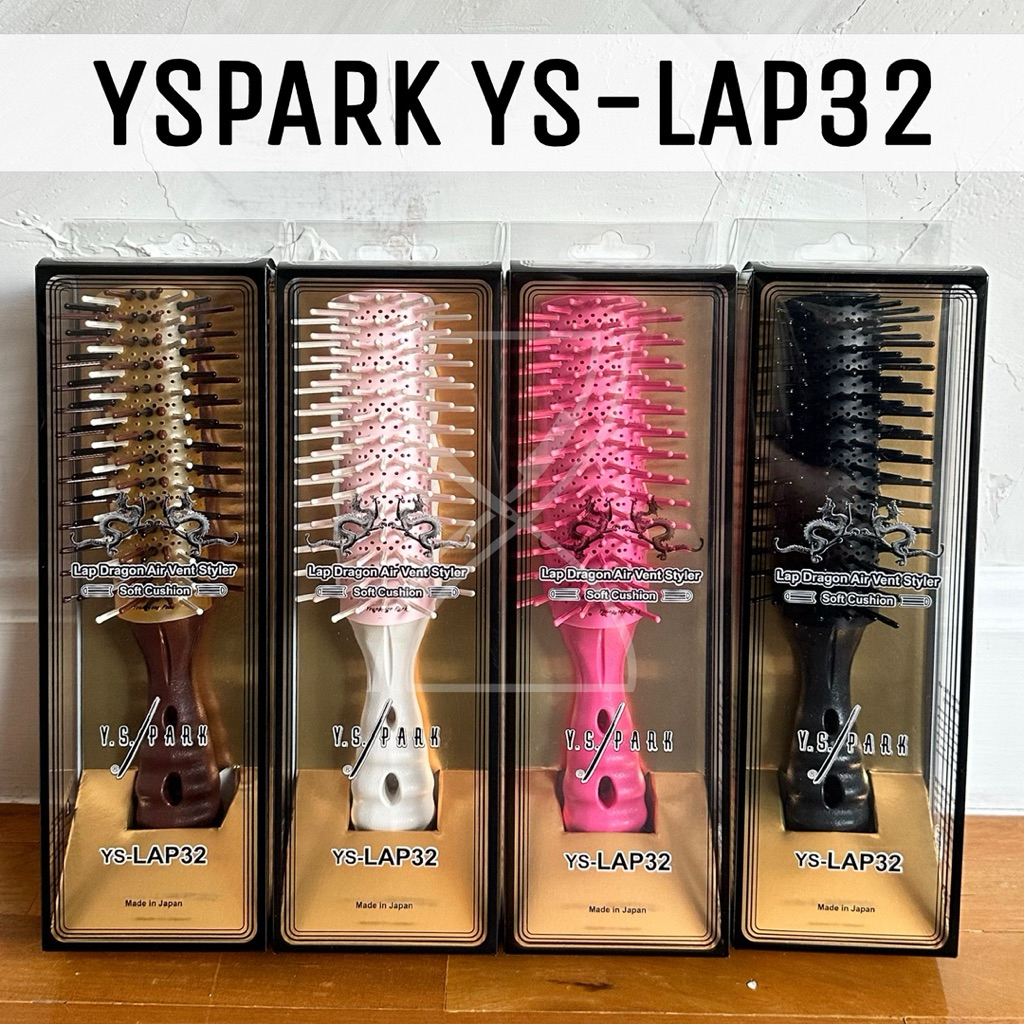 (พร้อมส่ง / ของญี่ปุ่นแท้ราคาถูก) YSPARK YS-LAP32 Soft Dragon Air hair brush แปรงหวีบำบัดฟื้นฟูเส้นผม การนวดผมหลังสระ