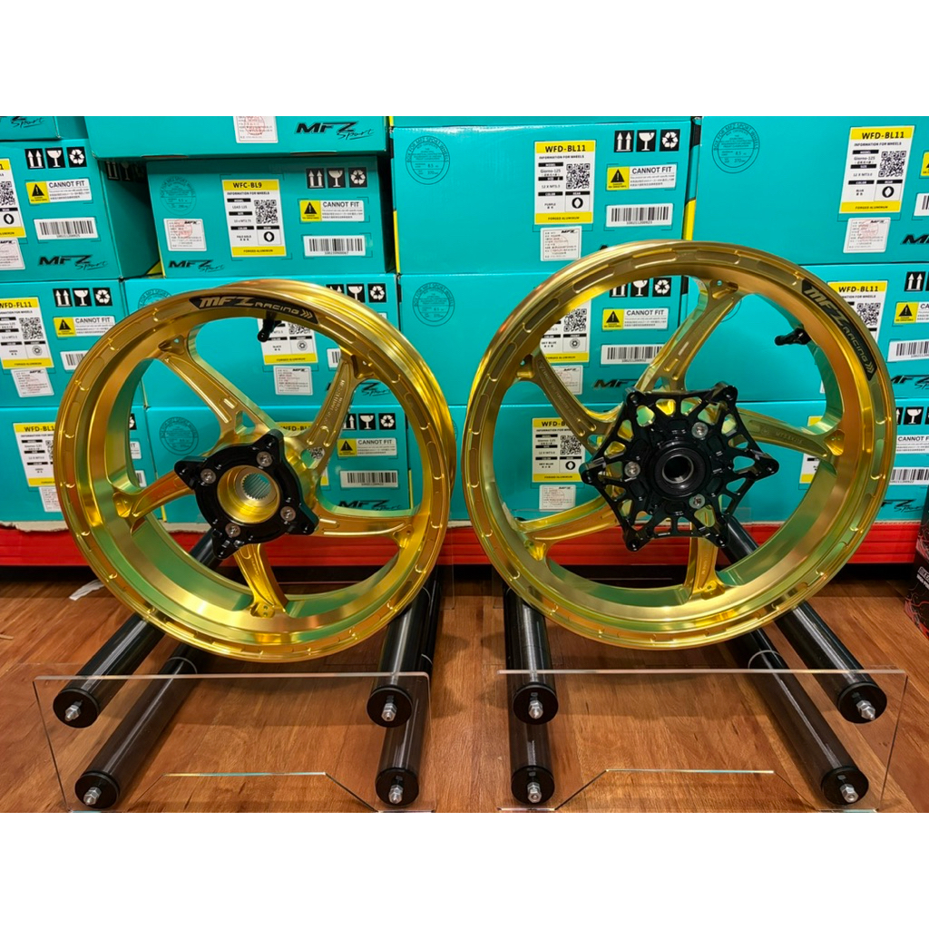 ล้อ MFZ honda forza 350 ฟอจแท้ สีทอง