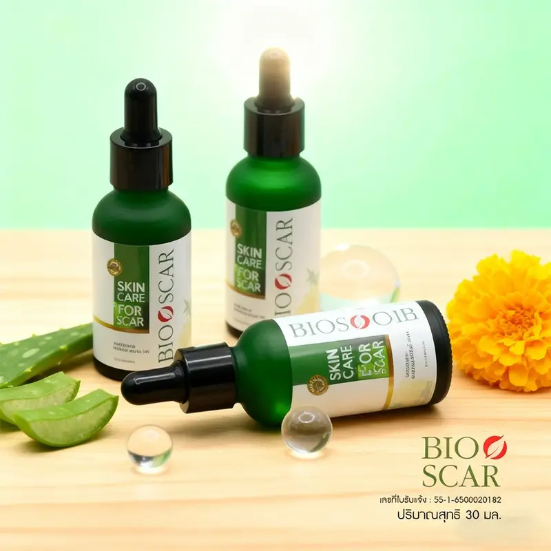ส่งไว++++‼️ Bioscar ไบโอสการ์ ของแท้ 100% ลบแผลเป็น🍀 เซรั่ม 1ขวด Bioscar ลบแผลเป็น เซรั่มคุณหมอ ปราศจากแอลกอฮอล์ - รูปที่ 2