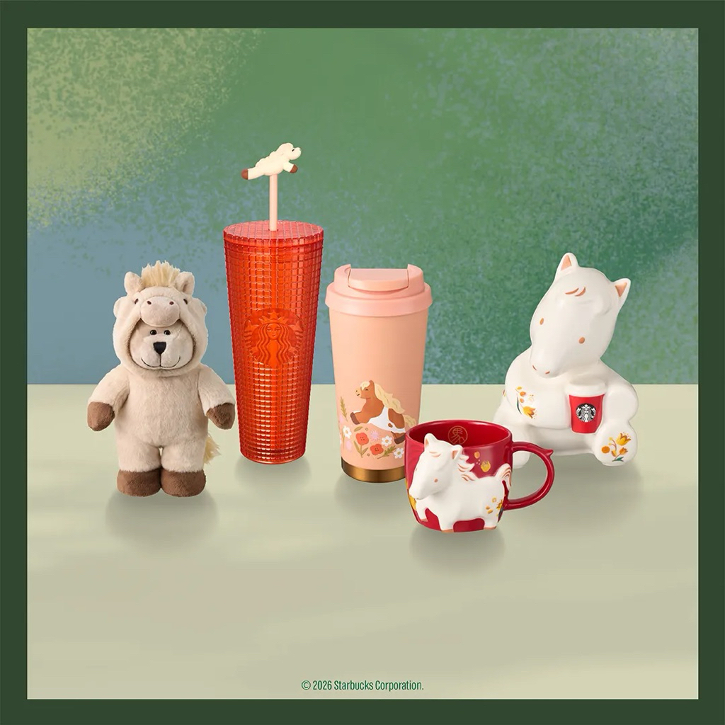 🐴 💯%Starbucks Year of horse Zodiac 2026 แก้วปีนักษัตร ปีม้า จำหน่ายของแท้จาก SHOP ทุกชิ้น