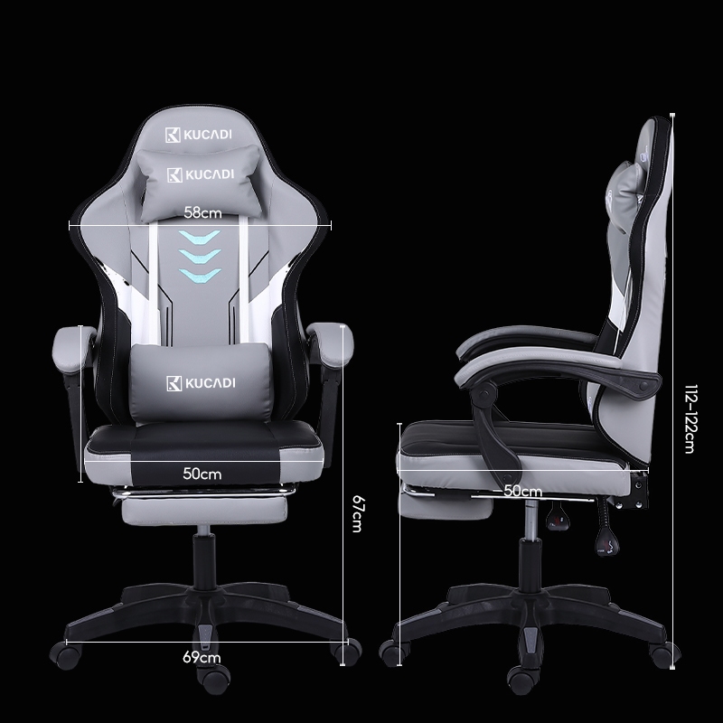 KUCADI Gaming Chair เก้าอี้คอม เก้าอี้ เก้าอี้คอม ระดับไฮเอนด์ เก้าอี้คุณภาพสูงการยศาสตร์ [รับประกัน 5 ปี รูปที่ 7