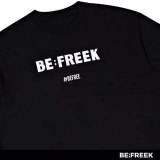 BE;FREEK เสื้อยืดสกรีนลาย ROBOT ทรงใหม่ OVERSIZED สีดำ ROBOT NEW OVERSIZED BLACK T-SHIRT