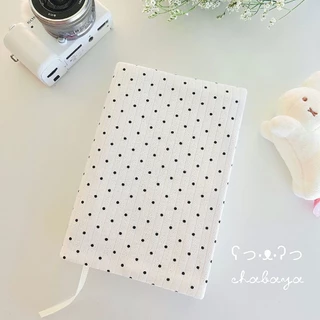 ปกผ้าใส่หนังสือ ลายดอกไม้จิ๋วน่ารัก ขนาดa5/b6/การ์ตูน/a6 พร้อมส่ง