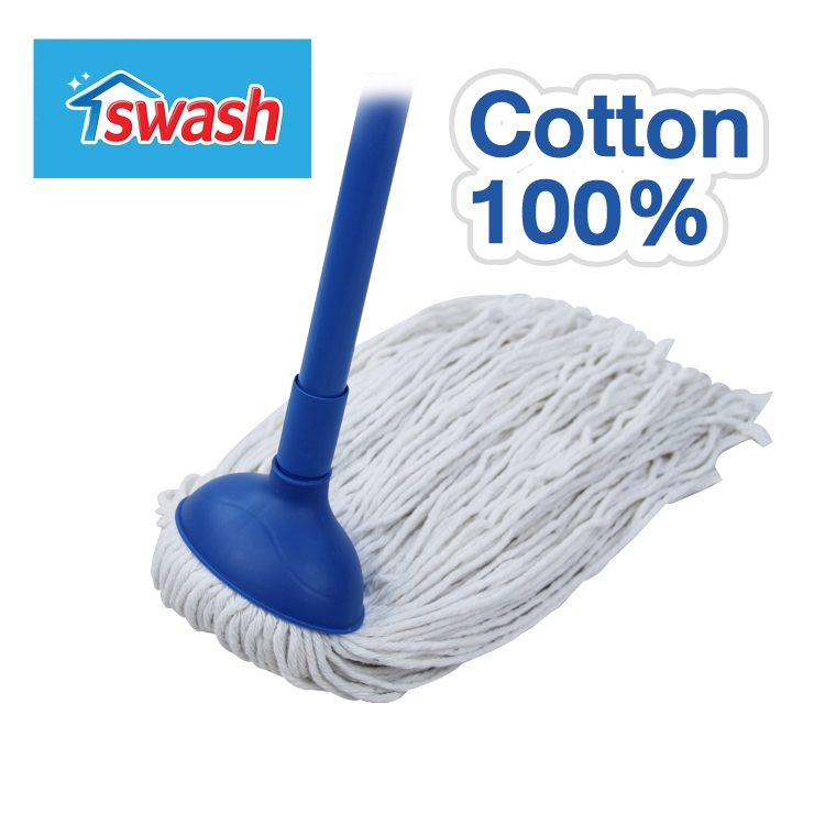 SWASH Cotton Mop ม็อบถูพื้นแบบกลม ไม้ม็อบ ไม้ถูพื้น