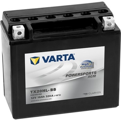 แบตเตอรี่ Varta YTX20HL-BS - AGM ประสิทธิภาพสูง (12V 18Ah) - สำหรับบิ๊กไบค์และ Harley-Davidson