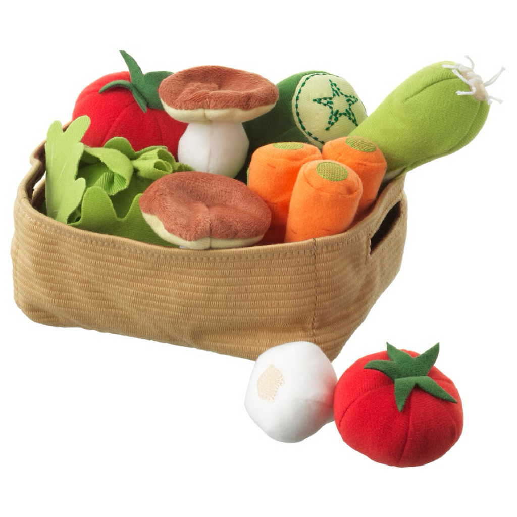 🍅DUKTIG ดุคติก ชุดผักของเล่น 14 ชิ้น🥬