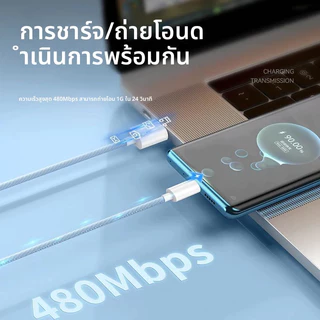 สายชาร์จ สีพาสเทล ชาร์จไวPD 35W สายยาว 1.5 เมตร USB C to IP(สำหรับ 5～14pro max)
