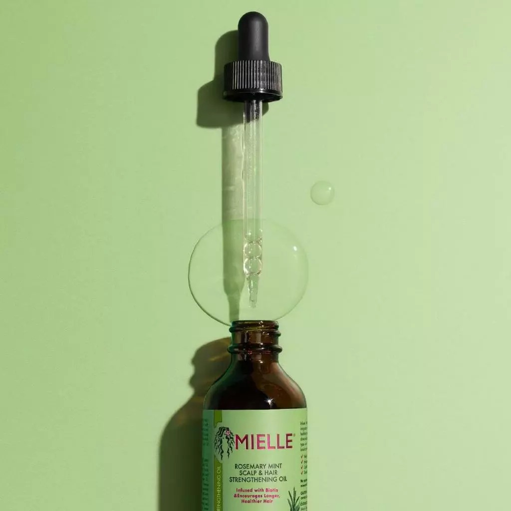 (COD)MIELLE Rosemary Mint Scalp & Hair（Light) Strengthening Oil​ 59ml.นำเข้าจากสหรัฐอเมริกา