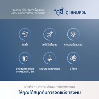 Alectric ไดร์เป่าผมพกพาสะดวก พับเก็บได้ 1800 วัตต์ รุ่น CF1 - รับประกันสินค้า 3 ปี