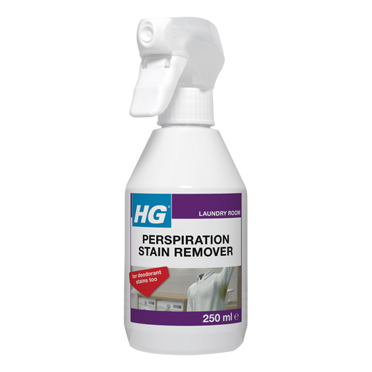 HG perspiration and deodorant stain remover 250 ml - ขจัดคราบเหลืองที่เกิดจากเหงื่อและที่ดับกลิ่นกาย