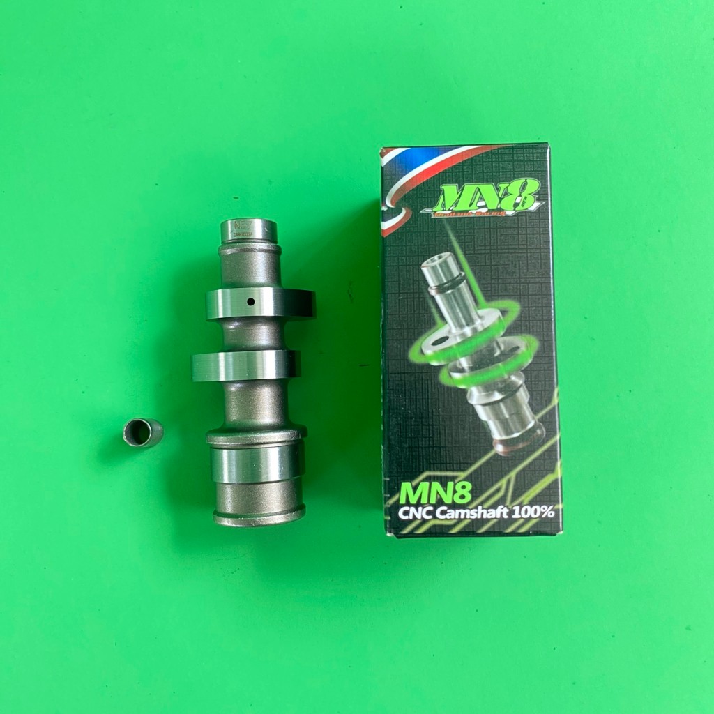 แคม MN8 (มานพแปดริ้ว) Wave 125 N-57 ใช้กับ ลูก 57 มิล (ไม่ชัก แต่ถ้ามีชักต้นยิ่งแรง) ใช้ได้ถึงลูก 59 มิล (ต้องวาล์วใหญ่)