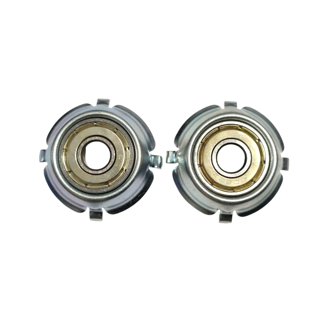 อะไหล่เเปลงบูช พัดลมฮาตาริ 14-16-18 นิ้ว ชุดซ่อมบูชพัดลม ฝาเหล็ก 4 ขาพร้อมลูกปืน608z  ครบหน้าเเละหลัง สำหรับกะโหลกเหล็ก - รูปที่ 2