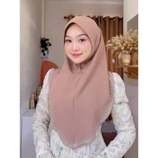 A01 ผ้าคลุมสำเร็จ ติดเพชร ผ้าสลาฟ ไซส์ M