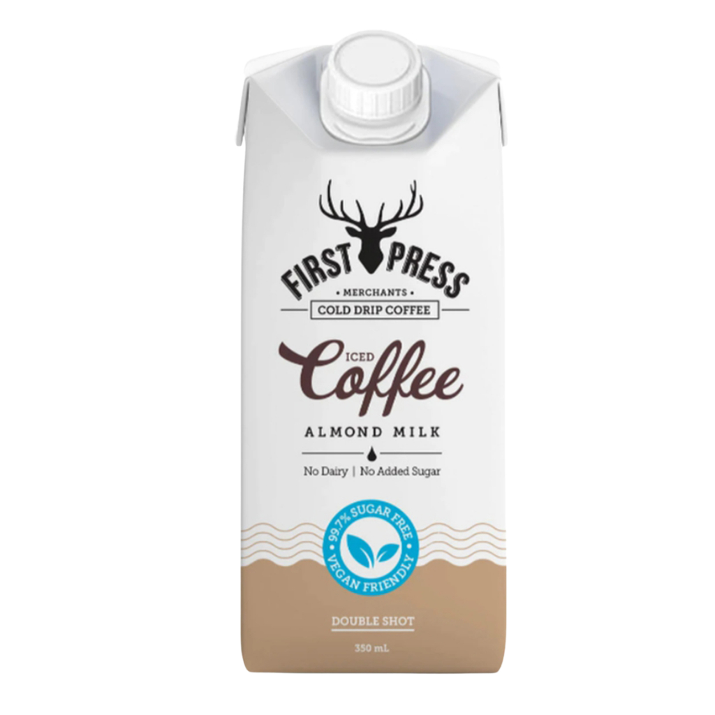 First Press Iced Coffee Almond Milk 99.7% Sugar Free  (กาแฟเย็นใส่นมอัลมอนด์ ปราศจากน้ำตาล 99.7%)  3