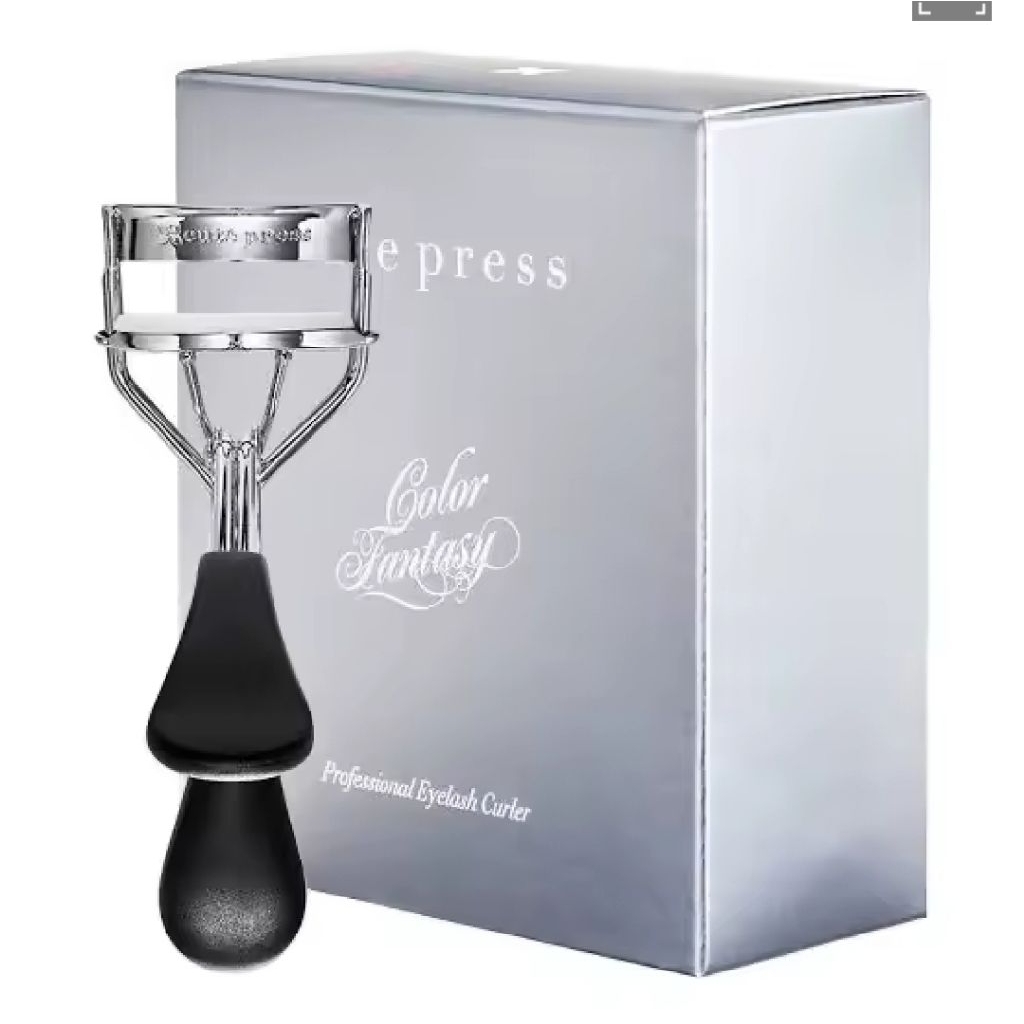Cute Press Fantasy Professional Eyelash Curler คิวท์เพรส ที่ดัดขนตา เพื่อขนตาที่งอนสวยเป็นธรรมชาติ.  ดำ s.0