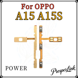 ใหม่ปุ่มปรับระดับเสียงไฟ Flex สําหรับ oppo A15 A15S ON OFF switch Out ปุ่มด้านข้าง Flex Cable
