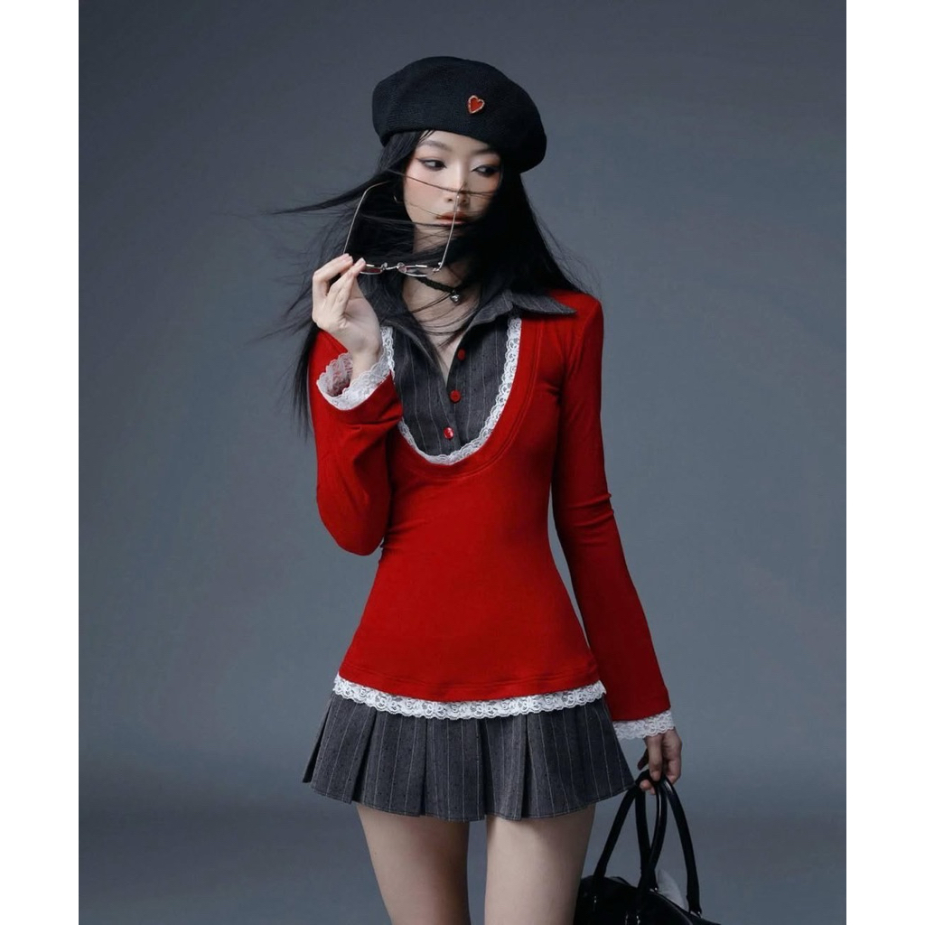 ❤️‍🔥พร้อมส่ง❤️‍🔥 So Dope Pazazi dress เสื้อผ้าเวียดนามของแท้ 100%